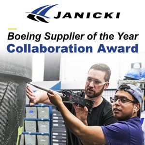 Janicki Receives Boeing 2023 Supplier of the Year Award